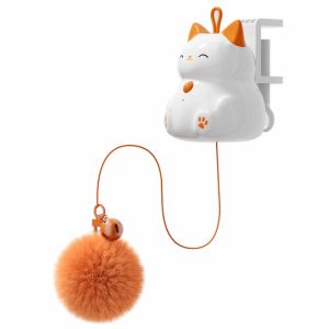 GBDSVD Bite Resistan Electric Hang Ball Kitten Toy Smart Creative Interactive Cat Ball Toys Puzzle Pet Toy Rotating Automatic Lifting Cat Toy Ball Indoor Playing