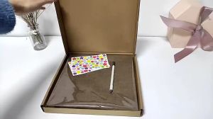 16 Inch DIY Self-Adhesive Scrapbook Linen Cover Photo Album 20 Sheets 40 Pages High Quality