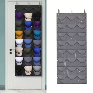 【SG】24 Grid Simple Door Shoe Rack Wall-mounted Doorway Slippers Home Indoor Paste Storage Hanging Door Shoe Rack