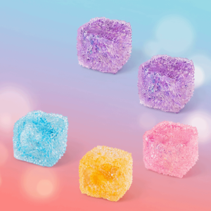 PUZHE Sound Crunchy Fidget Toy Textured Cube Crunchy Crunchy Slush Cube Squishy Toy Squishy Ice Ball Squishy Crunchy Squeeze Toy Sensory Play