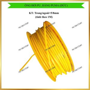 Dây hơi  ống hơi PE màu vàng loại ống 8mm 10mm 12mm. Hàng PUMA (Đức). Giá theo mét