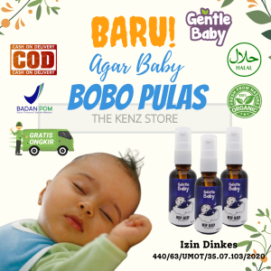 Gentle Baby Perlengkapan Perawatan Minyak Telon Obat Oles Balur Deep Sleep Tidur Nyenyak Insomnia Anak Baby Kids Bayi Baru Lahir Newborn New Born 3 6 9 Bulan Aromaterapi Aromateraphy Therapy Essential Essensial Oil Aman Herbal Ampuh