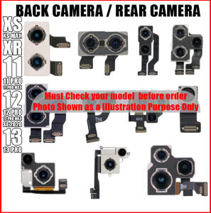 Compatible BACK CAMERA / REAR CAMERA FOR XS XAM / XR / 11 PRO / 11 PRO MAX / 12 PRO / 12 PRO MAX / 13 PRO