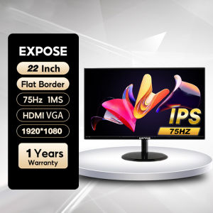 EXPOSE Monitor PC 24" Inch Monitor Gaming 4K Flat Frameless Gaming Computer 75/165Hz 1MS FHD LCD 1080P