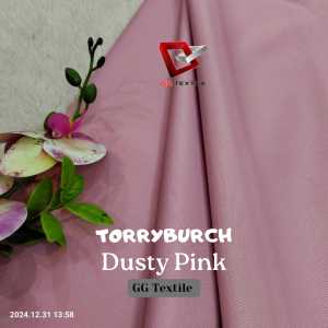 [1 Meter] Kain Tory Burch Original - Kualitas Import Grade A - Tekstur Diagonal - Lebar 1.5 Meter