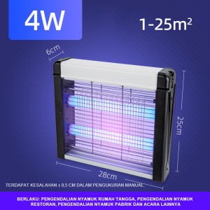 Insect Killer Perangkap Nyamuk Lalat Lampu UV 4/6/8 Watt Pembasmi Serangga Elektrik