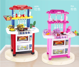 Childrens kitchen toy pretend play kitchen set boys and girls cooking girl birthday gift