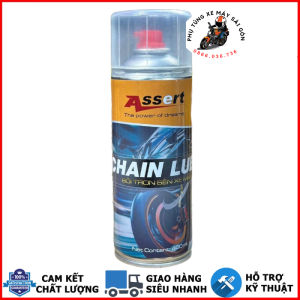 Xịt dưỡng sên mở bò xanh Assert Chain Lube 400ML chống văng