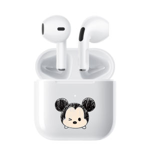 Disney F12 TWS Bluetooth 5.2 Bluetooth Earphone Mini Wireless Earbuds Sport Bluetooth Headset with Mic Support Call Video Sports Waterproof HIFI Stereo Sound Smater Touch