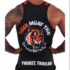 Black Tiger Muay Thai MMA Training Vest Breathable Absorbent Mma Muay Thai Clothingshort Mma Mma Man Boxing Shorts Jaco Short