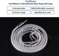 IcyMoon IEM Cable, 16 Core OCC+Silver Plated OFC Upgrade Cable,SPC in Ear Monitor Cable, Earphones Cables with 3.5/4.4mm Plug for ZS10 PRO 2 AS10 PRO ZSN PRO X EM6L (3.5mm with 0.78 2Pin). 