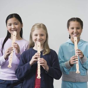 Sáo recorder [Tặng khóa học cấp tốc ] 8 lỗ 6 lỗ trắng học sinh - sáo dọc cho mọi lứa tuổi.