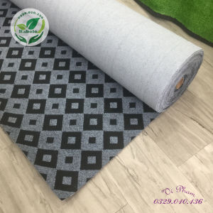 Thảm trải sàn nỉ hoa văn khổ 2m cắt theo mét vuông yêu cầu [HCM]