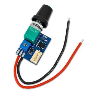 Adjustable 12V PWM Fan Control Module Toolless Installation 4Pin Interfaces ABS Construction