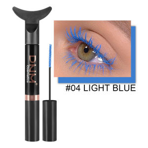 DNM 6 Colors Mascara Easy To Operate Waterproof Thick Curling Long Lasting Colorful Tail Slender Mascara Eyes Makeup