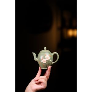 📌 SIÊU SALE📌 Ấm mỹ nhân kiên - Đậu thanh nê - NN Thực Lực Phái - 200ml - 9 Lỗ - Tích hoa mẫu đơn