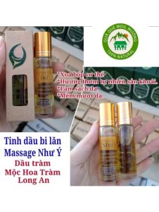 Tinh dầu massage bi lăn Như Ý- Mộc Hoa Tràm Long An chai 8ml