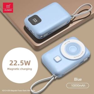 10000MAH Magnetic Wireless Fast Charging  Power Bank with built in CABLE XUNDD XDCH-054 PD 22.5W