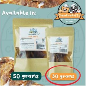 All Natural Premium Dehydrated Pork Jerky cat and dog treats