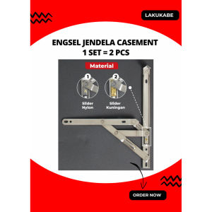 Engsel Casement Jendela Window Anti Karat 8 - 24 Inch Weldom