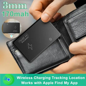 Wallet Tracker Card Wireless Charging Tracking Location Gps Locator Smart Tag Iphone  Device Find My Airtag Replacement