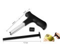 Dụng Cụ Khui Dừa Lấy Nước Tiện Lợi Siêu Nhanh - Cây Đục Lỗ Quả Dừa Nhỏ Gọn - Inox Loại 1 (đen). 
