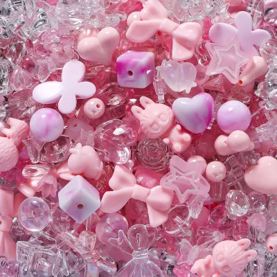 St. Kunkka 20g Mixed Acrylic Beads Irregular Color For DIY Jewelry Making