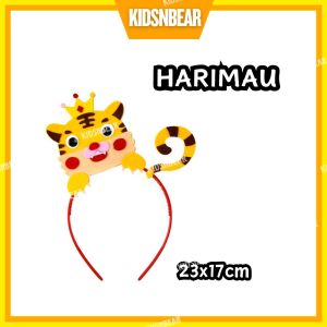 Mainan Anak Perempuan - Bando Anak Perempuan - Mainan Diy - DIY Bando Binatang Flanel Kerajinan Mainan Edukasi Prakarya Art Craft - 236-Diy Bando Binatang