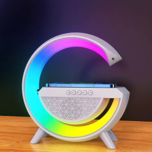 🎁 【Readystock】 + FREE Shipping 🎁 POMEI Home Music G3 Speaker Bluetooth 15w Wireless Charger Smart Light Clock Alarm