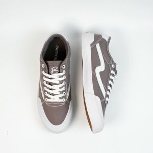 SEPATU PATROBAS NEW IVAN LOW CHARCOAL ( SIZE 36 - 44 ) - Sneakers Canvas  Made in Indonesia
