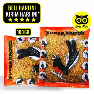 KICAU MART Pakan Burung Kicau Premium AR78 Voer Halus Kroto Sari Pur Makanan Burung Murai Beo Kacer Trucuk Pleci Kolibri Punglor Cucak Dll