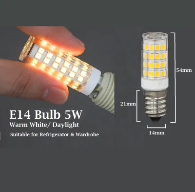 [SG Local Seller] E14 LED Bulb 5W for Cooker Hood Refrigerator