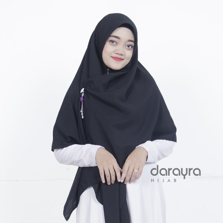 Jilbab Jumbo Syari Segi Empat Wolfis 150 X150 Cm Jahit Tepi Lazada Indonesia 2754