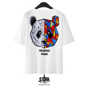 SMR APPAREL - Kaos Oversize Fresniss Panda Cotton Combed 24s Pria & Wanita Lembut