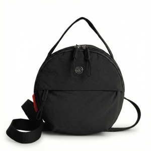 Aolong Tas Selempang Bulat Naura 0804# - Slingbag Wanita Berbahan Parasut Furing Full Embos Brand