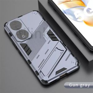 For Huawei Honor 90 Lite 90 Pro 5G Phone Case ，Luxury Punk Armor Hard PC With Multi directional Rotating Kickstand Lens Protection Shockproof Phone Cover