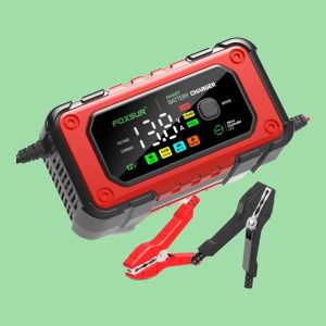 ( HÀNG NHẬT ) Sạc Ắc Quy Thông Minh Foxsur 12V/7A 4Ah-140Ah : Chế Độ Khử Sunfat Nâng Cao Tuổi Thọ Ắc Quy