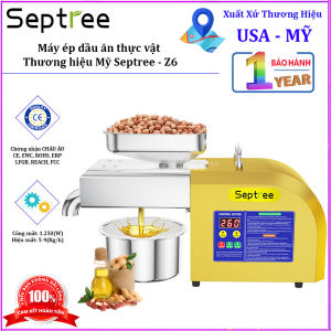 Máy ép dầu ăn thực vật dùng trong gia đình. Thương hiệu Mỹ cao cấp Septree - Z6