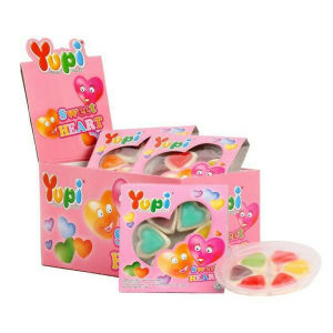 Yupi Mini Gummy Candy -12pcs x 14g per Box (Pizza / Cocktail / Aquarium / Sweet Heart)童年回忆软糖