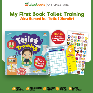 Ziyadbooks - Boardbook Anak - My First Book Toilet Training - Aku Berani ke Toilet Sendiri