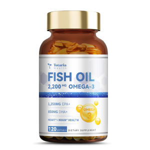 Viên Uống Dầu Cá Omega-3 Tốt Cho Tim Mạch Não Bộ & Sức Khỏe Tổng Thể – Bổ Sung Dinh Dưỡng Thiên Nhiên Hộp 120 Viên