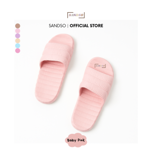 SandSo Q30 Polos Sandal Wanita Karet Slipper Selop Lentur Empuk Flat Teplek Anti Air Licin Lecet