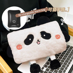 Handwarmer Electric Warm Water Bag Hot Bag Heat Bag Heat pad Rechargeable Portable Relieve Menstrual period Pain Sakit period bag Menstrual cramps Panda Bear Bunny