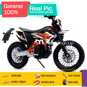 Diecast Miniatur Mainan Motor Trail KTM 690 Enduro R Besi Metal Aktif Suspensi