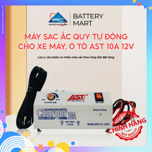 Sạc Ắc Quy Tự Động AST 10A 12V Bộ sạc bình ắc quy từ 3ah - 200ah sạc bình ắc quy cho xe máy ô tô