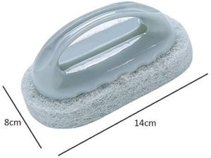 Sweethouse Bath Brush with Handle Bathroom Tile Brush Magic Sponge Brush Cleaning Brush Decontamination Kitchen Bathtub Brush Bathroom Tile Brush Kitchen Decontamination Brush Washing Pot Bathroom Sponge Cleaning Brush