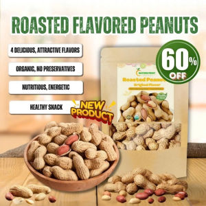 Whole Roasted Peanuts with Skin – Rich in Nutrients Seasoned Peanuts with 3 Flavors 100G/250G