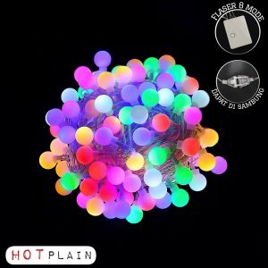 Lampu Tumblr Lampu Hias Idul Fitri Anggur 10 METER / Lampu Tumblr Bola Bintang Warna Rainbow 10 METER NEW !!!