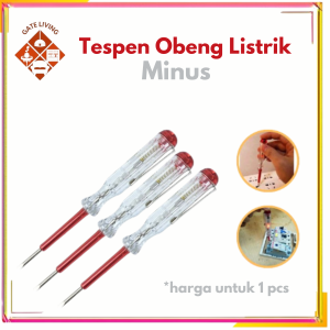 Tespen Obeng Listrik Minus Pipih Electrik Screwdrive
