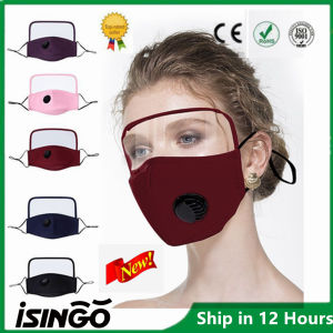iSingo [Ready Stock] Adults Washable Reusable Face Shi eld With Filter Breather Valve And Eye Shield
